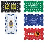 NST17834 Rectangular Dice Poker Chip Plaque with Custom Imprint